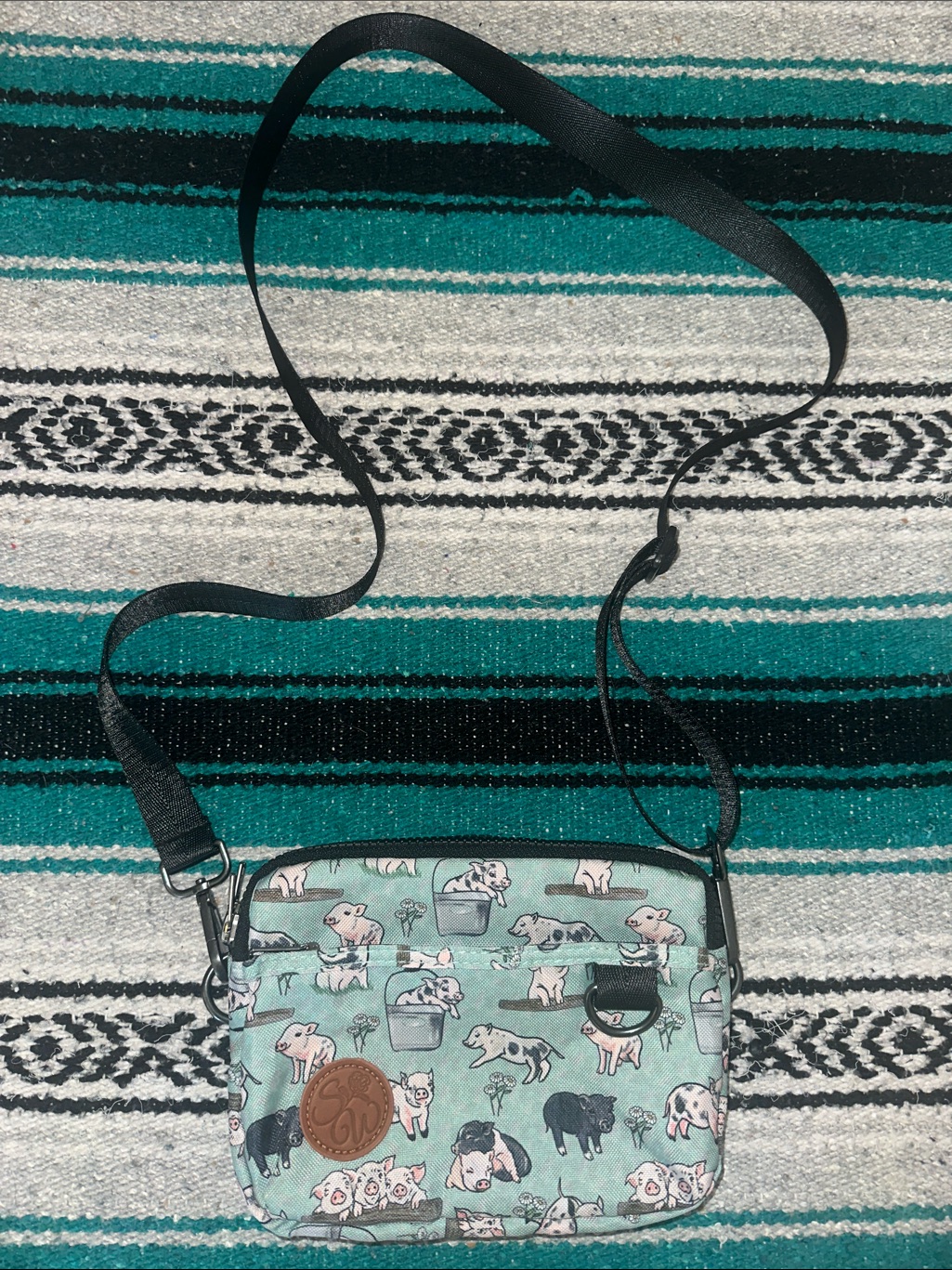 Sipsey Wilder *Nwot* Women's Piggy Patch Crossbody Bag With Adjustable Strap — image 3 of 8